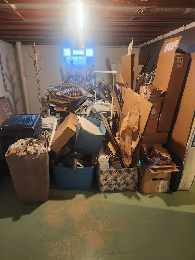 Roll-off dumpster container at job site for Concrete Dumpster Rental in Fort Riley